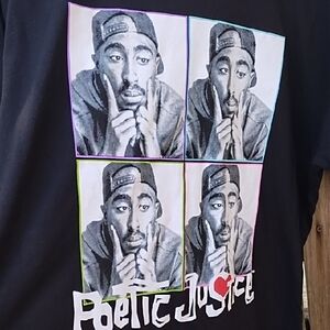 Black Poetic Justice Graphic Tee
